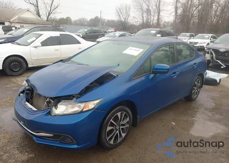 2015 Honda Civic Ex из США, поврежденный, VIN 19XFB2F84FE205432